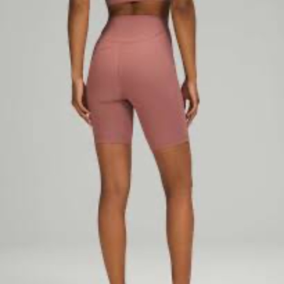 Lululemon Ribbed Contoured High-Rise Short 8" Spiced Chai 8 - Picture 3 of 8